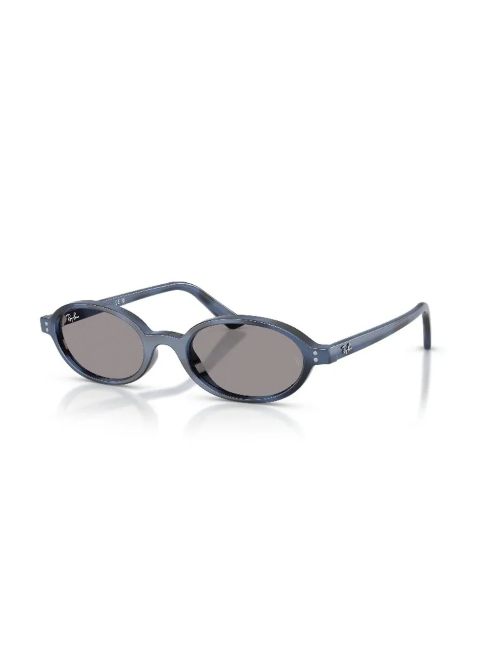 New Ray-Ban Unisex Sunglasses Havana Blue Grey Lens Injected Frame Ray Ban 6855